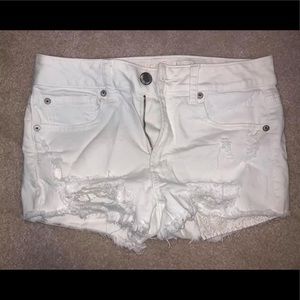 White Hi-Rise Shorts